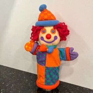 Vintage Gymboree Gymbo Clown Plush Hand Puppet Doll  Vintage